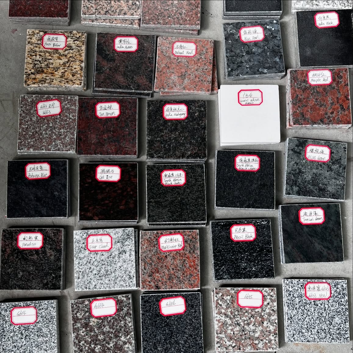 Rich Granite Colors Sample 1